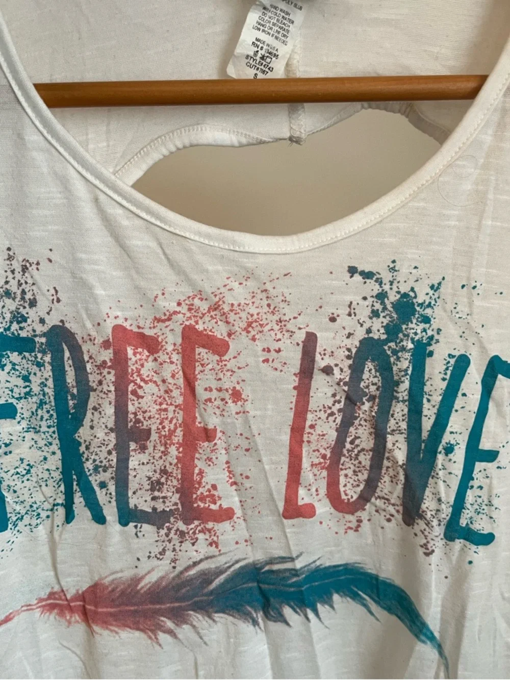 Vintage Rue 21 Flowy T-Shirt - Picture 4 of 4